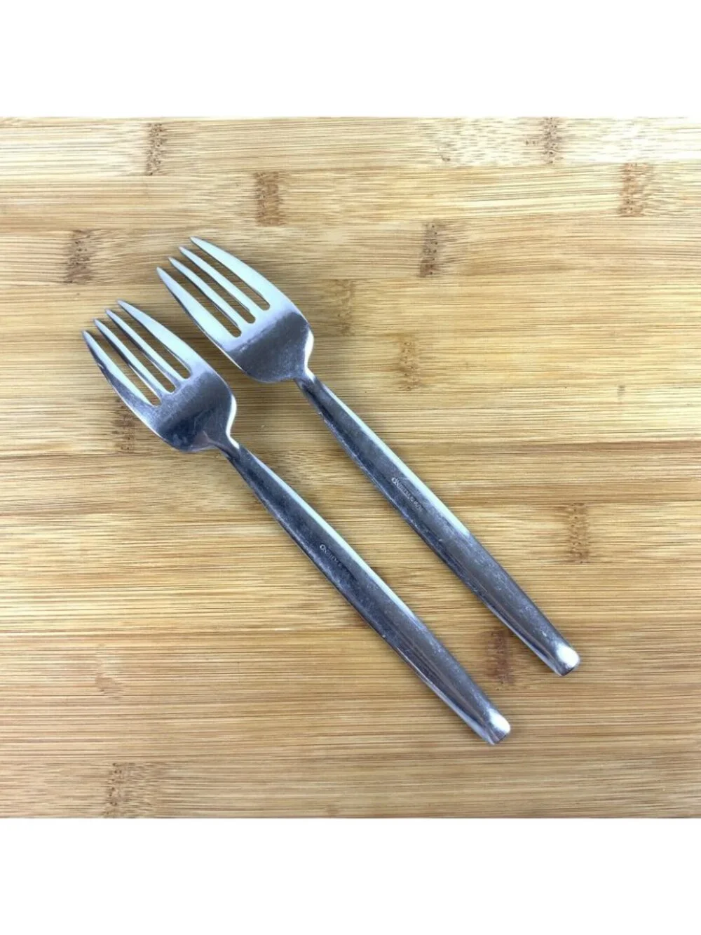 Oneida Leda 18/10 Stainless Steel Forks Set of 2 Replacement Flatware